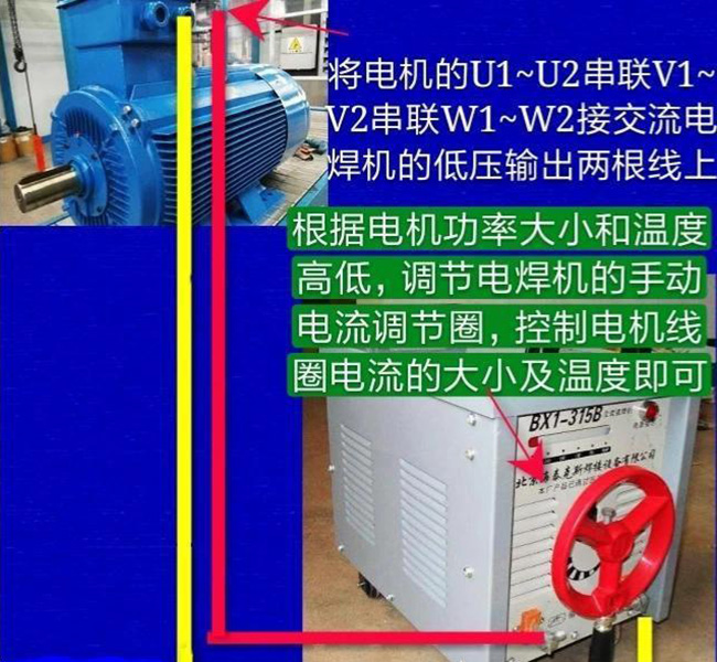 六安電機為您科普電機的通電去濕干燥法。